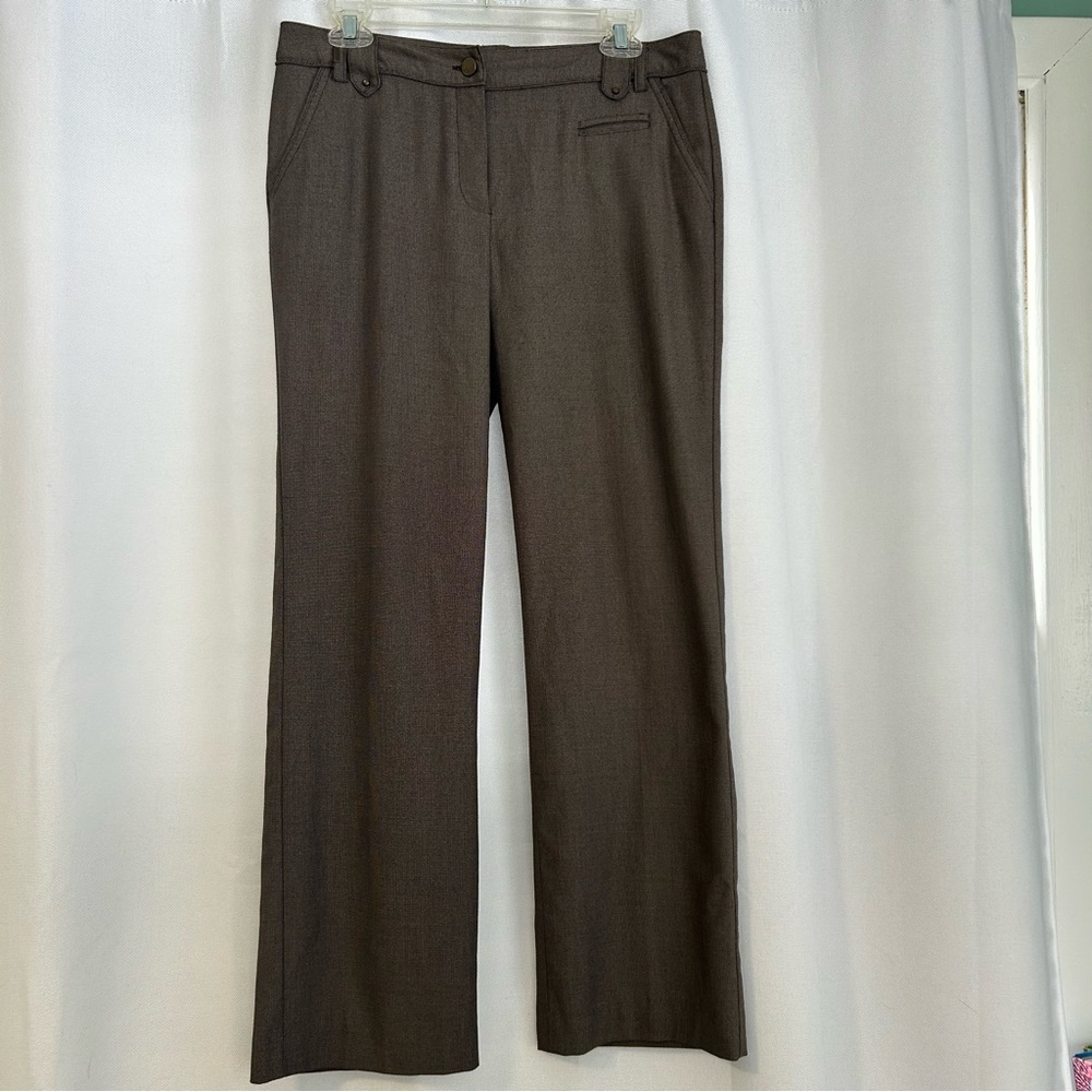 Larry Levine Petite Chocolate Trousers